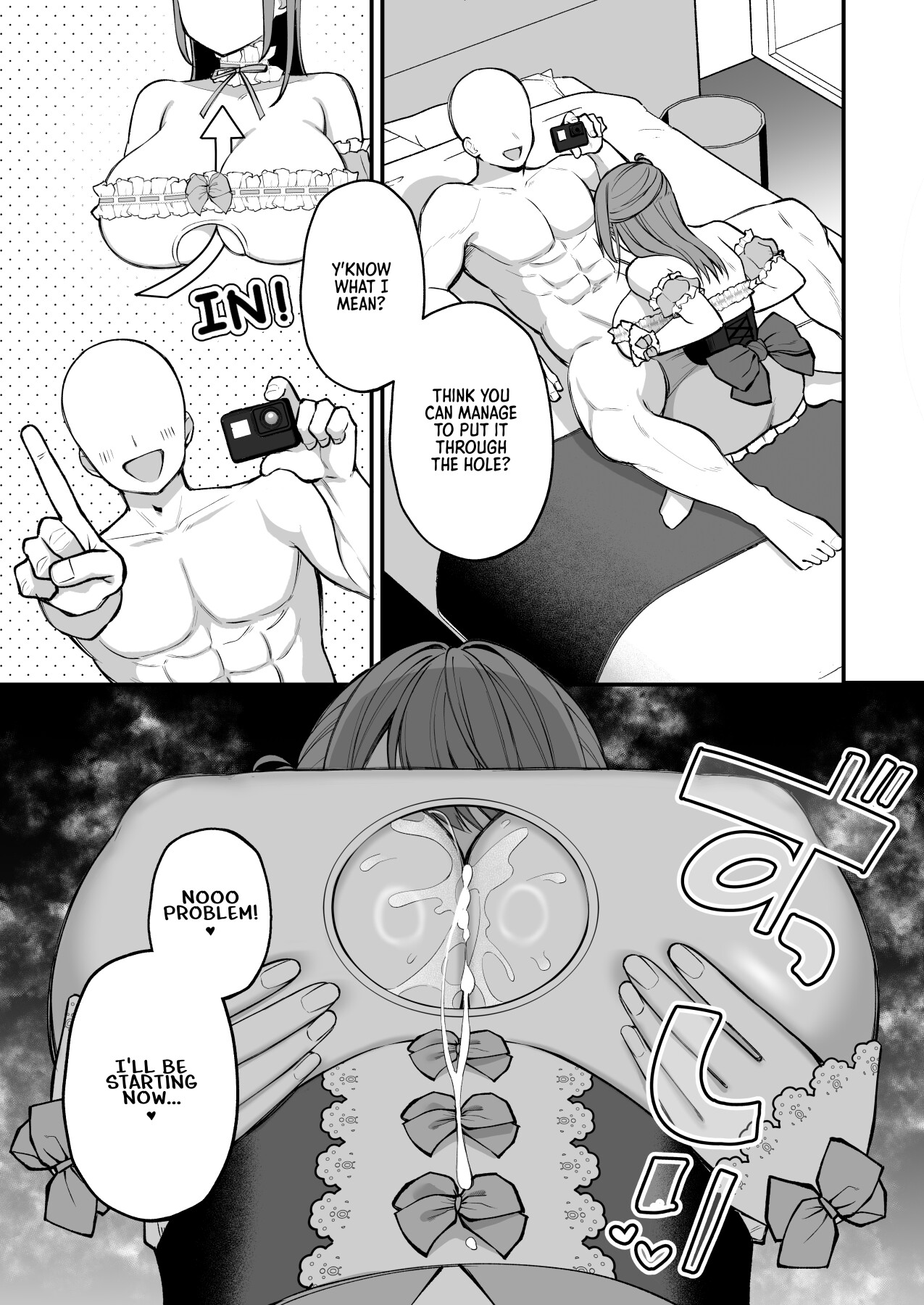 Hentai Manga Comic-An L-Cup College Chick's Porn Escapade with a Behemoth - Paizuri Time-Read-22